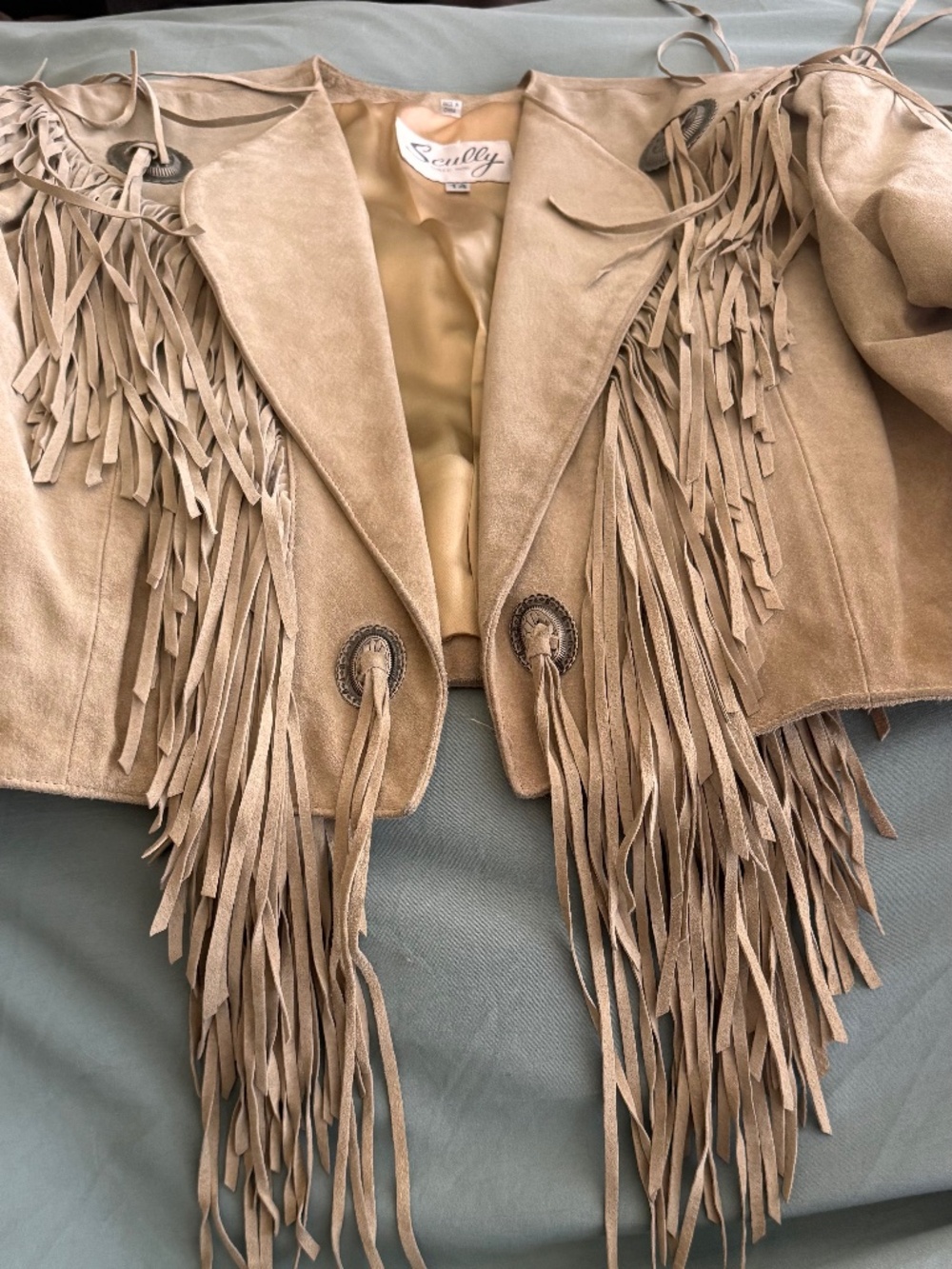 Scully Fringe Suede Leather Jacket - Picture 1 of 2